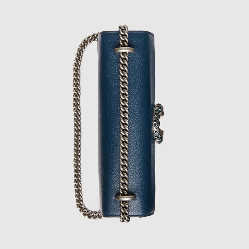 Gucci Dionysus Small Shoulder Bag 400249 Dark blue